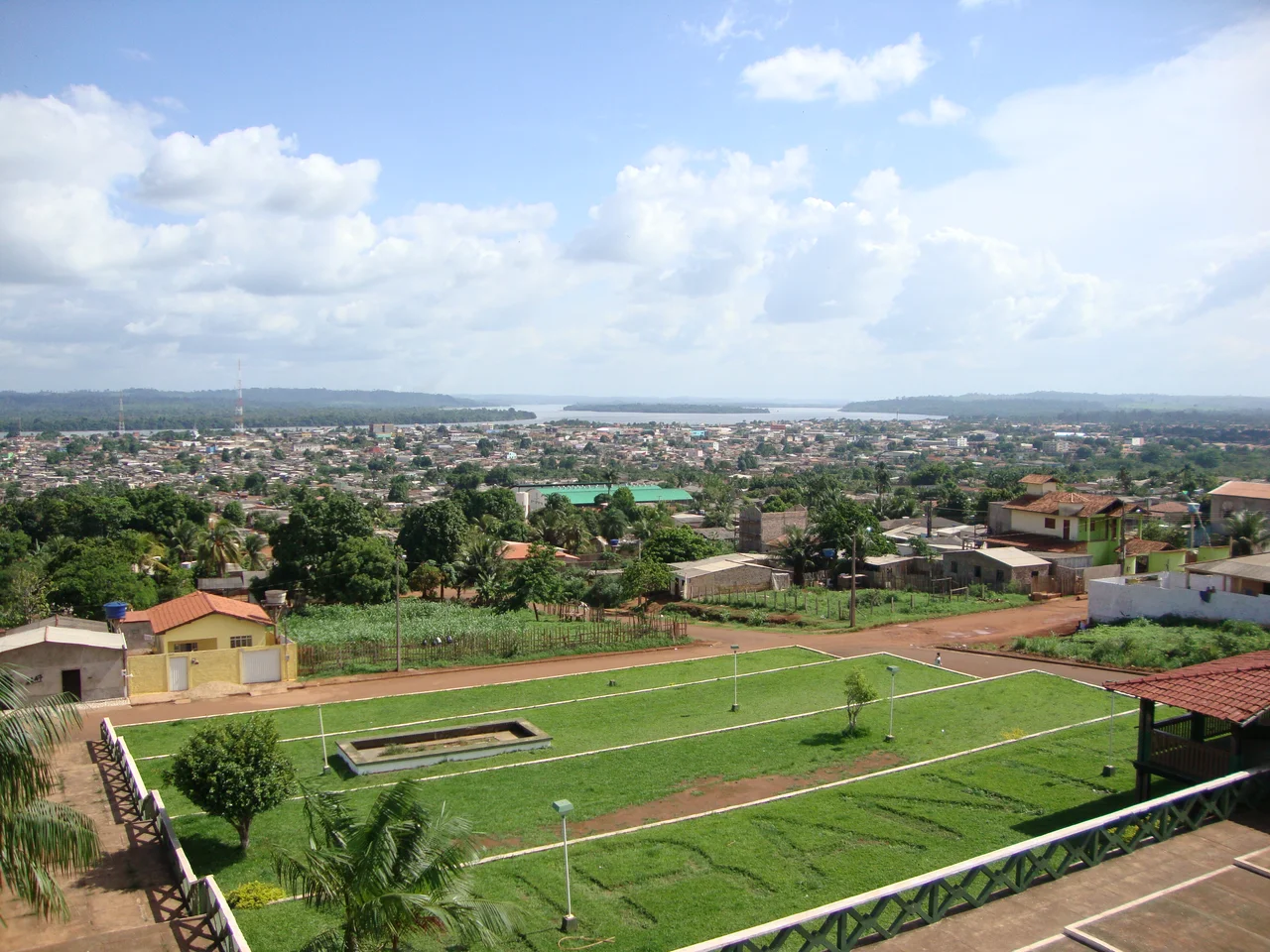 Vista do horizonte de Altamira, no Pará.