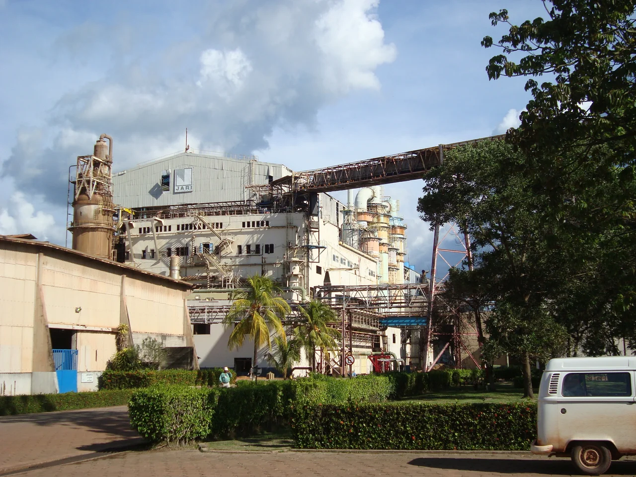 Factory of Project Jari, Monte Dourado, Pará, Brazil