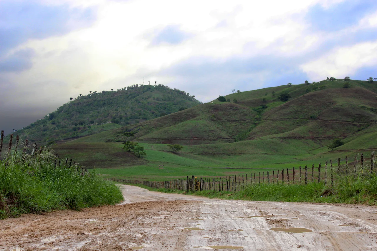 Serra da Barriga em dia de muita chuva