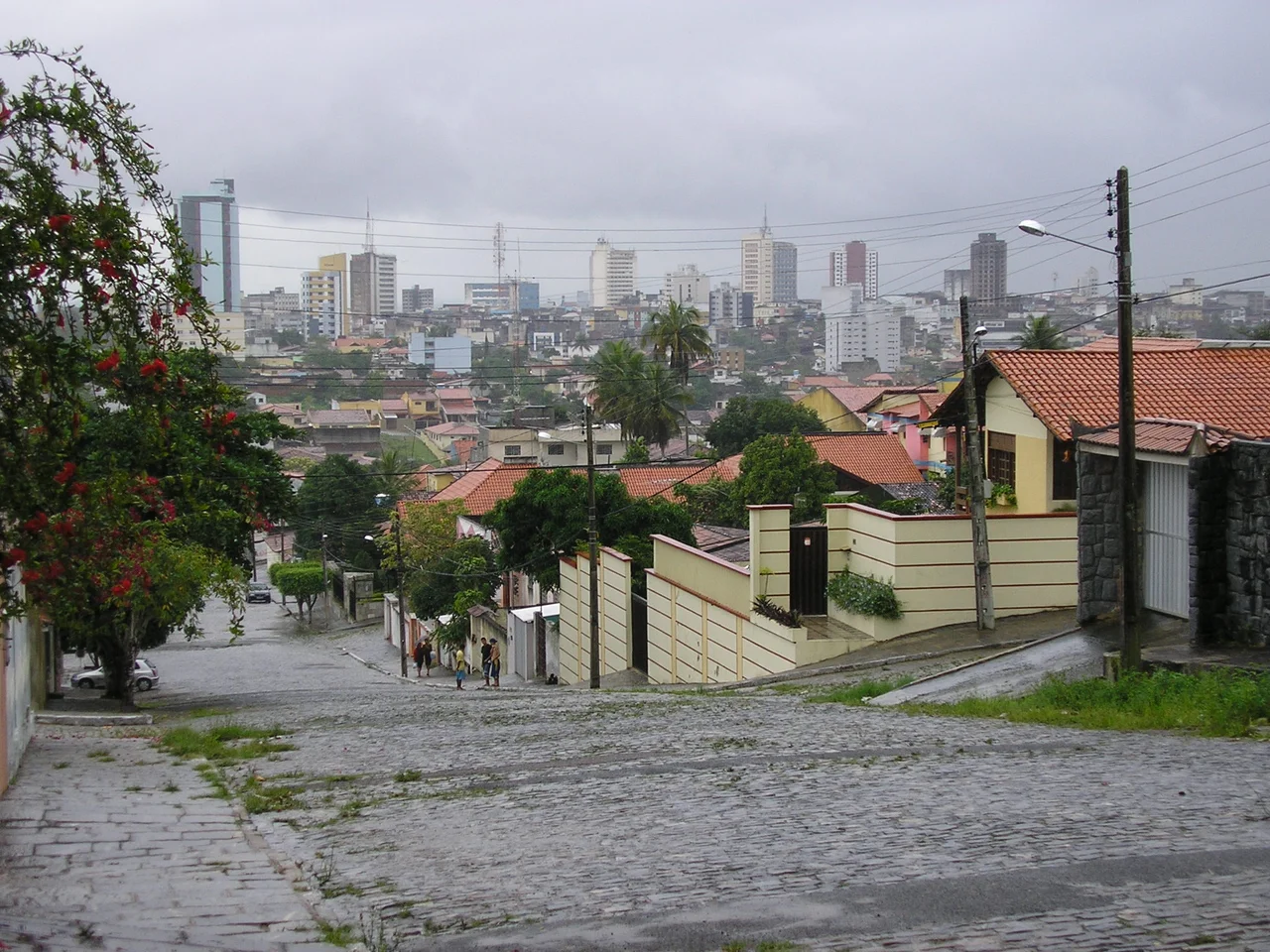 Uma_Rua_do_Alto_Branco, Campina Grande, Brasil.