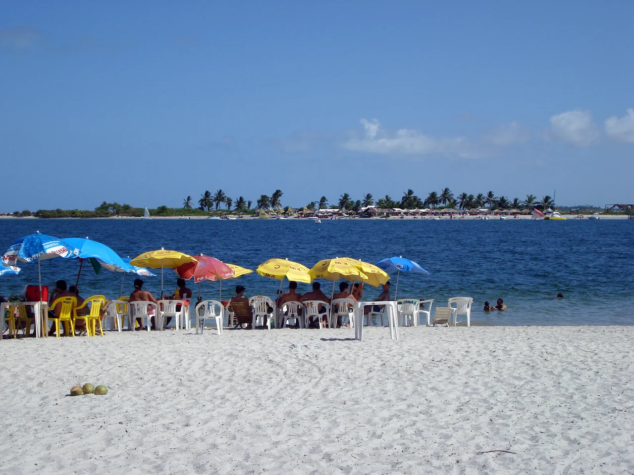 Beach of Itamaracá Island, Pernambuco, Brazil