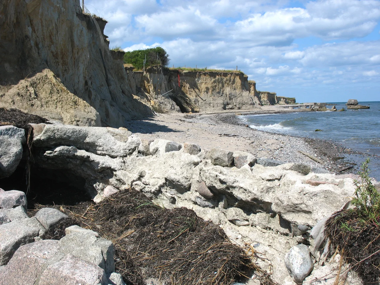 "Gedser Odde" coast on the Danish island Falster. The most southern place in Denmark.