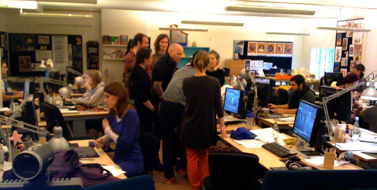 Animation class at the Animation Workshop, Viborg