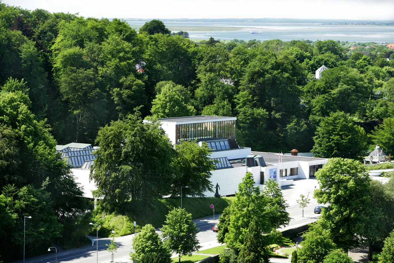 KUNSTEN Museum of Modern Art, Aalborg, Denmark. Designed by Elissa and Alvar Aalto and Jean-Jacques Baruel (1968-72).