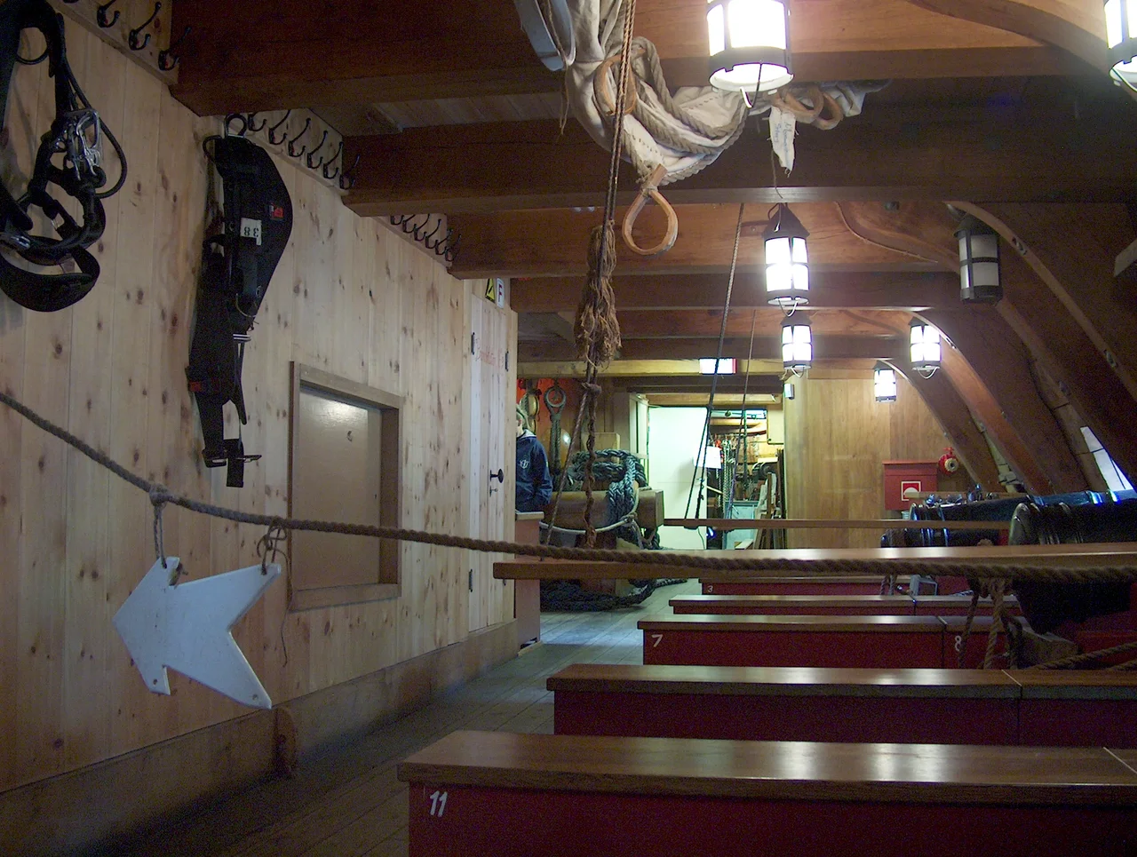 Inside the ship