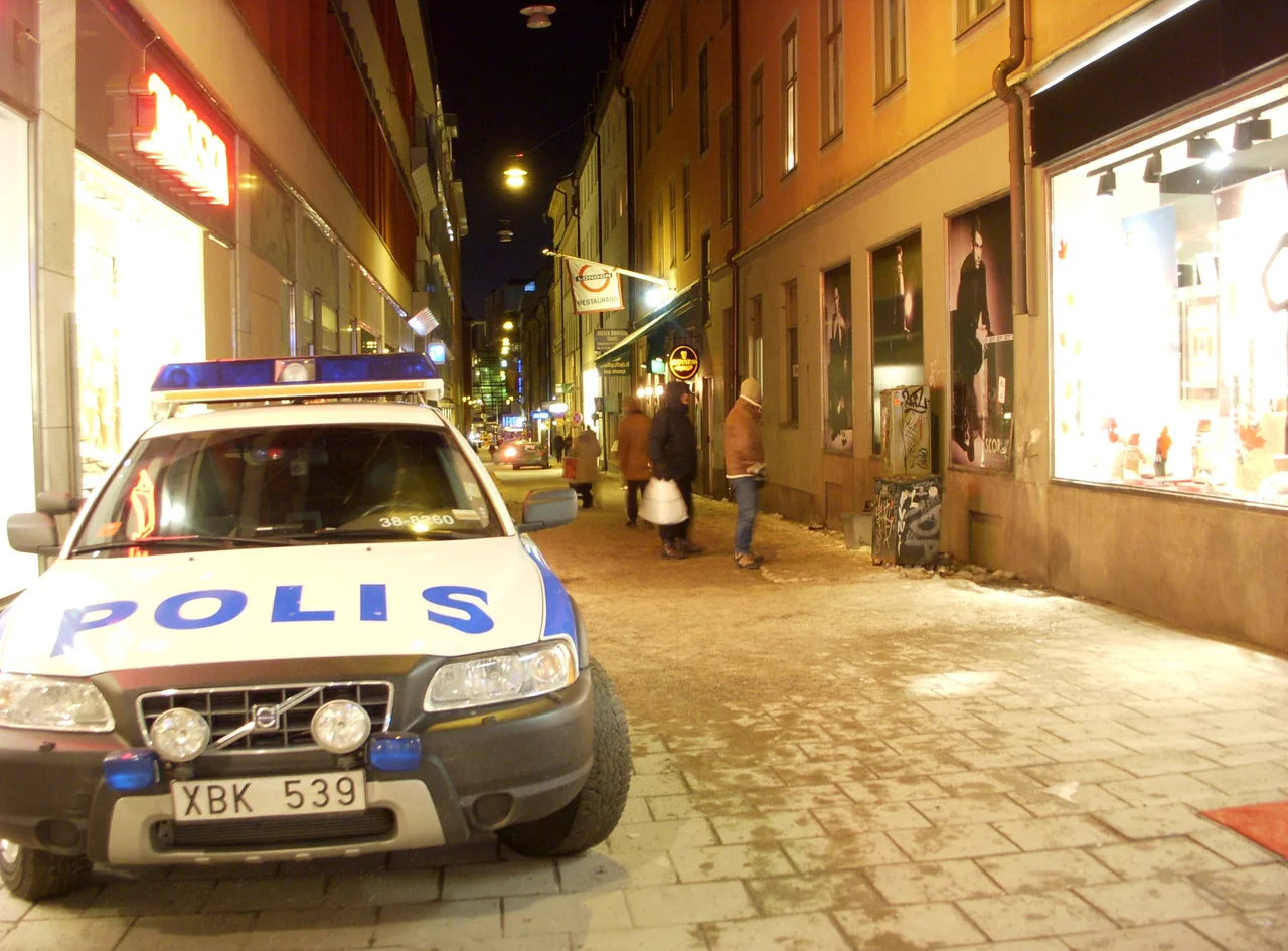 Tatort des Bombenanschlags in Stockholm 2010